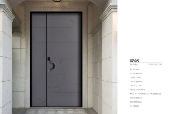 鑄鋁子母門尺寸標(biāo)準尺寸